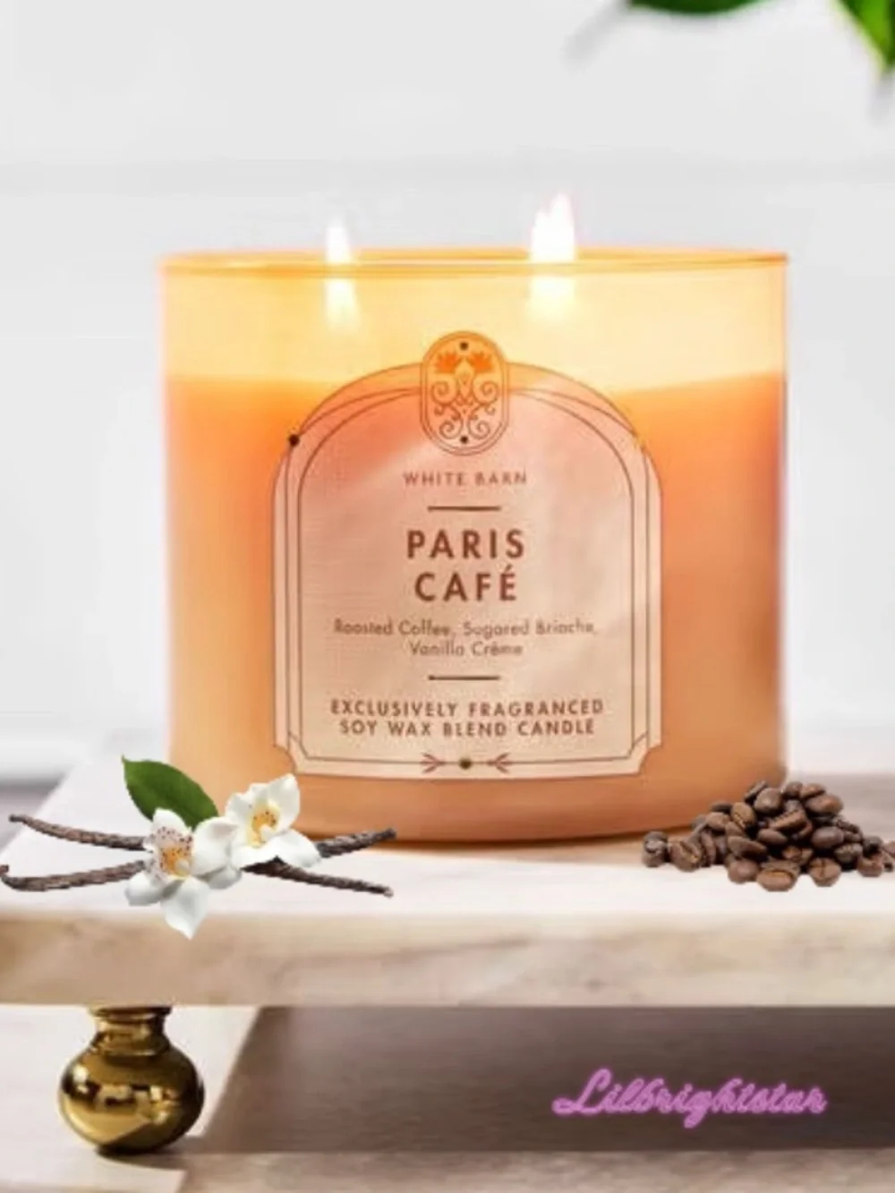🆕☕️ Paris Cafe Bath & Body Works 3 Wick Candle 14.5 Oz NWT